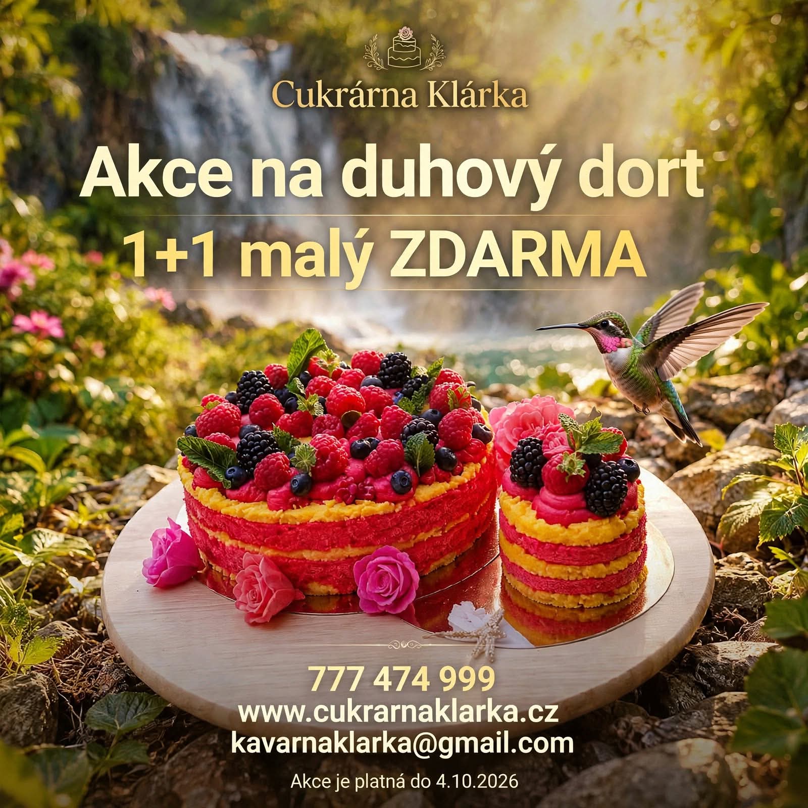Akce sleva 20% na vybrané bezlepkové dorty