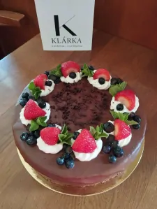 Mascarpone dort bez lepku velikost M 21 cm