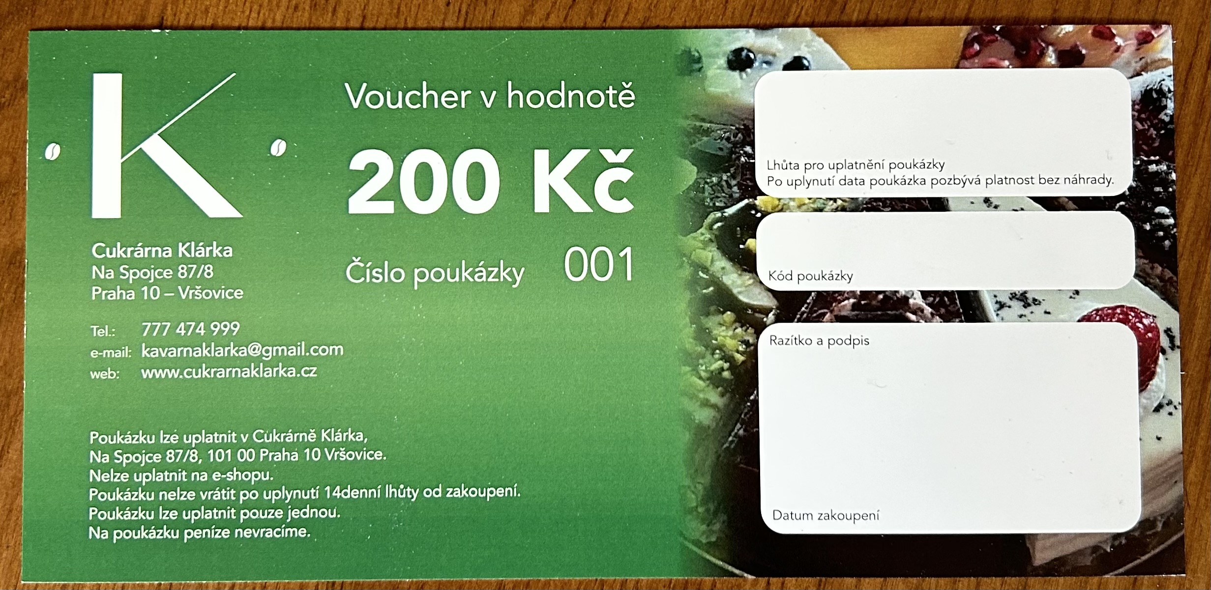 Dárkový poukaz 200,-kč